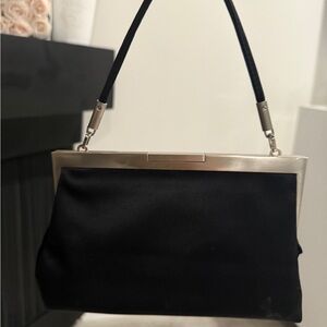 Calvin Klien Satin Black Handbag